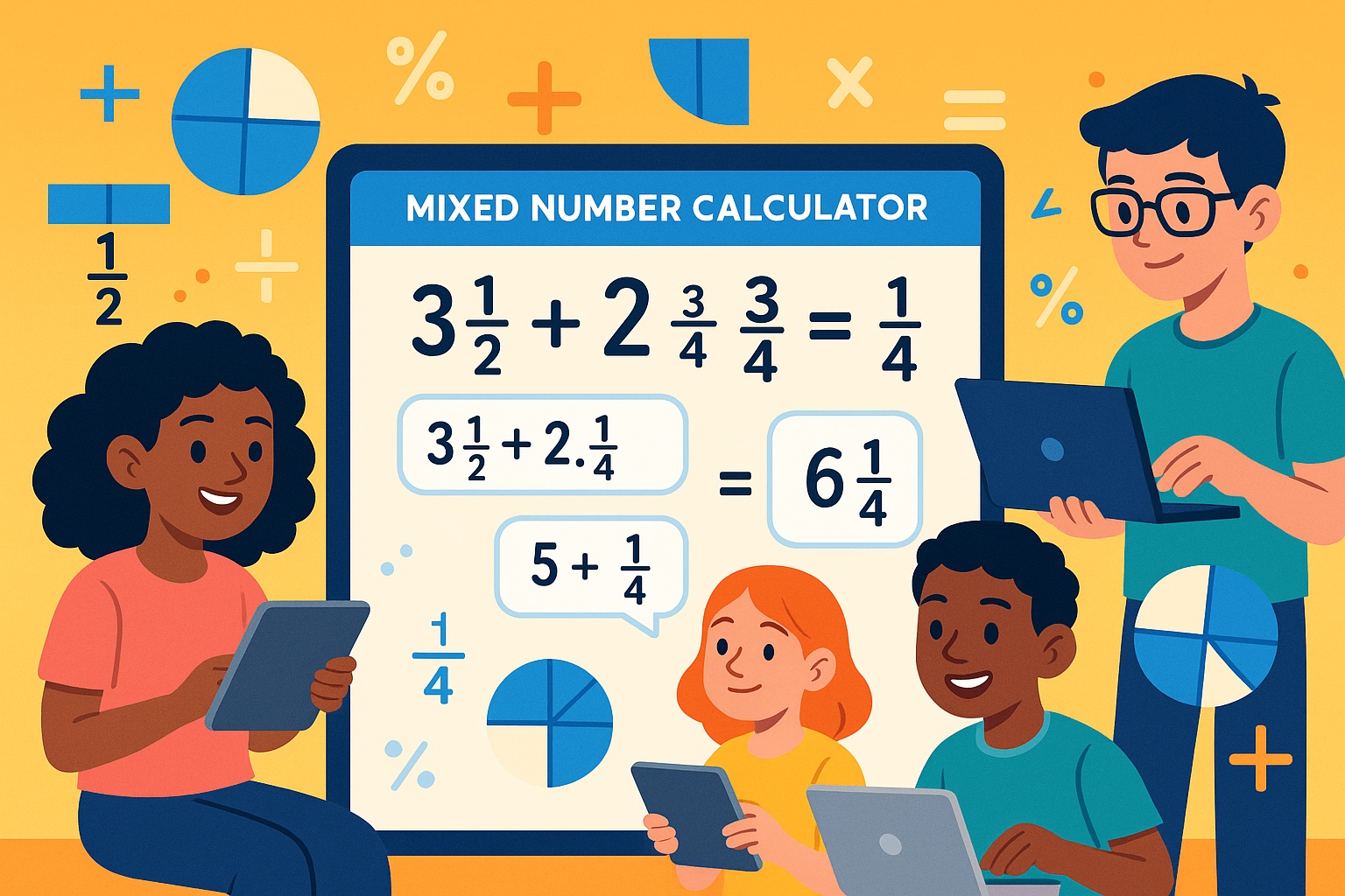 Mixed Number Calculator: Simplify & Convert Fractions