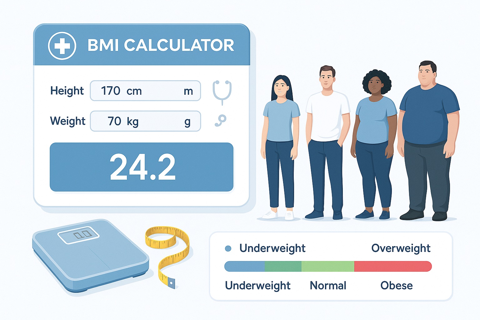 BMI Calculator: Calculate Body Mass Index & Health