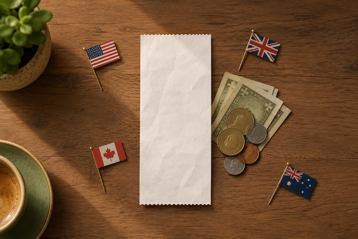 Tipping Etiquette in the US, UK, Canada & Australia (2026 Guide)
